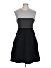 Calvin Klein Color Block Gray Casual Dress Size 10 (petite) - photo 1
