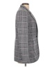 Gap Plaid Gray Blazer Size 10 - photo 4