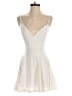 Justify Stars Ivory White Cocktail Dress Size S - photo 1