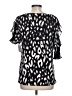 Bold Elements Black Short Sleeve Blouse Size L - photo 2