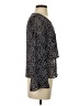 Weavers 100% Polyester Black Long Sleeve Blouse Size S - photo 4