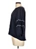 Adrienne Vittadini 100% Polyester Polka Dots Blue 3/4 Sleeve Blouse Size L - photo 5