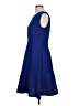 Evan Picone Solid Blue Casual Dress Size 12 - photo 5