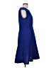 Evan Picone Solid Blue Casual Dress Size 12 - photo 4