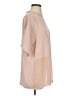 ASOS 100% Polyester Color Block Pink Short Sleeve Turtleneck Size 2 - photo 4
