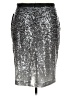 Pure Collection 100% Polymide Metallic Silver Formal Skirt Size 14 - 16 - photo 2