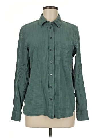 J.Crew Factory Store Long Sleeve Button-Down Shirt (view 1)