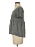 Truly Madly Deeply Gray Short Sleeve Top Size XS - photo 5