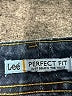 Lee Chevron-herringbone Blue Jeans Size 10 - photo 7