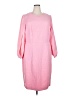 ELOQUII Solid Pink Casual Dress Size 20 Plus - photo 1