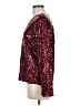Unbranded Burgundy Long Sleeve Blouse Size M - photo 5