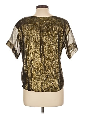 Electric Feathers Short Sleeve Blouse (view 2)