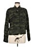 Rails 100% Cupro Camo Green Long Sleeve Blouse Size M - photo 1