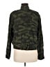 Rails 100% Cupro Camo Green Long Sleeve Blouse Size M - photo 2