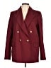 Argent Burgundy Wool Blazer Size 10 - photo 1
