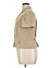 Talbots 100% Silk Solid Tan Silk Blazer Size 14 - photo 5