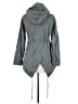 Hurley 100% Cotton Gray Raincoat Size XS - photo 2