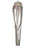 Peace of Cloth Metallic Silver Casual Pants Size L - photo 4