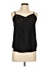 Eyeshadow 100% Polyester Black Sleeveless Blouse Size L - photo 1