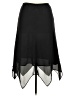 Dialogue 100% Polyester Solid Black Formal Skirt Size 1X - photo 2