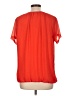 Sharon Young Orange Short Sleeve Blouse Size L - photo 2