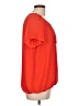 Sharon Young Orange Short Sleeve Blouse Size L - photo 4