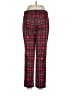 Vineyard Vines Plaid Red Casual Pants Size 6 - photo 2