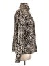 Erin London Animal Print Gold Jacket Size L - photo 4