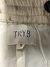 TRYB 100% Viscose Ivory Casual Skirt Size S - photo 4