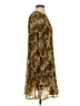 NY Collection 100% Polyester Animal Print Gold Casual Dress Size S (petite) - photo 4