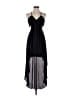 Express 100% Polyester Black Cocktail Dress Size 4 - photo 1