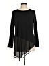 Alfani Black Long Sleeve Blouse Size M - photo 1
