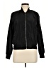 SJ Style 100% Polyester Solid Black Track Jacket Size M - photo 1