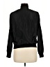 SJ Style 100% Polyester Solid Black Track Jacket Size M - photo 2