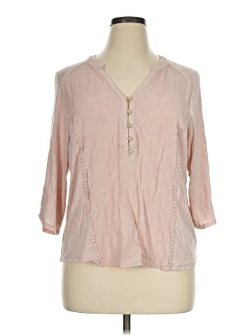 Democracy 3/4 Sleeve Blouse (view 1)