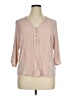 Democracy Pink 3/4 Sleeve Blouse Size 1X - photo 1