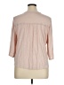 Democracy Pink 3/4 Sleeve Blouse Size 1X - photo 2