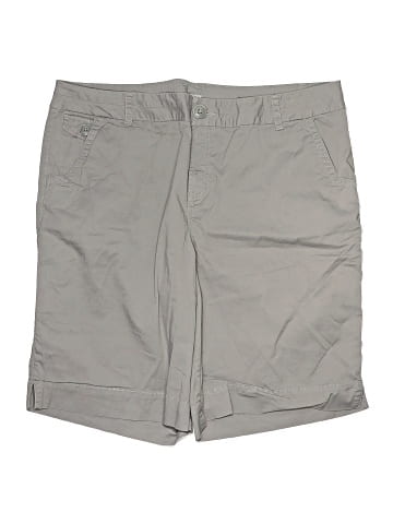 Lane Bryant Khaki Shorts (view 1)