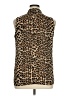 Roz & Ali 100% Polyester Animal Print Brown Sleeveless Blouse Size XL - photo 2