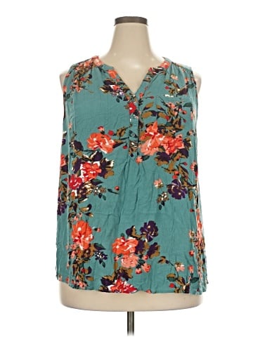 Market and Spruce Sleeveless Blouse (view 1)