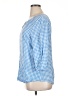 Croft & Barrow 100% Rayon Blue 3/4 Sleeve Blouse Size XL - photo 5