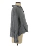 Eileen Fisher 100% Linen Gray Long Sleeve Button-Down Shirt Size P (petite) - photo 4