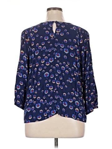 a.n.a. A New Approach 3/4 Sleeve Blouse (view 2)