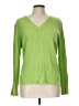 Talbots 100% Cotton Green Pullover Sweater Size L - photo 1