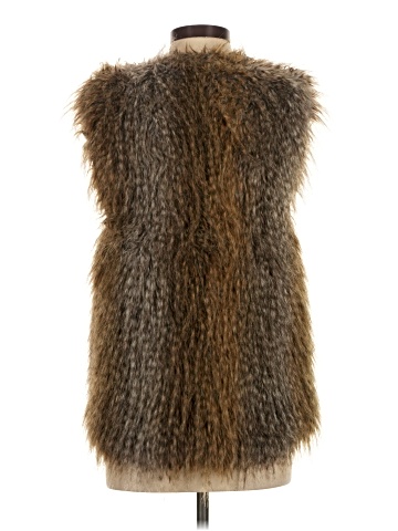 Halston Heritage Faux Fur Vest (view 2)