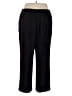 Alfred Dunner Solid Black Casual Pants Size 18 Petite - photo 2
