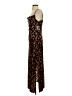 Taylor Animal Print Brown Cocktail Dress Size 4 - photo 5
