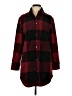 BB Dakota Plaid Burgundy Coat Size S - photo 1