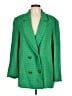 Zara Chevron-herringbone Green Blazer Size L - photo 1