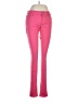 Express Jeans Color Block Pink Jeggings Size 6 - photo 1